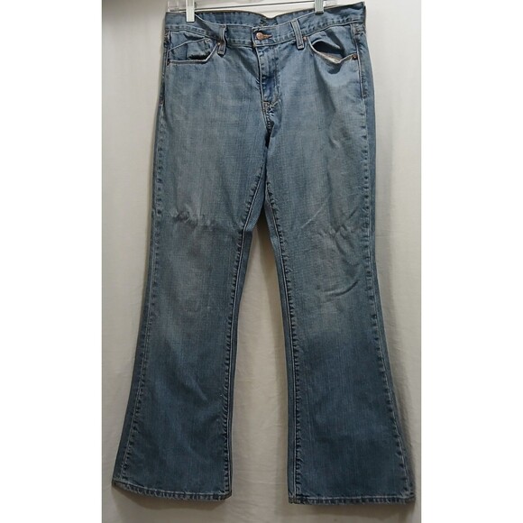 Old Navy Women’s Jeans Sz 12R The Flirt Light Wash Bootcut Y2K 2000s Denim EUC - Picture 1 of 12